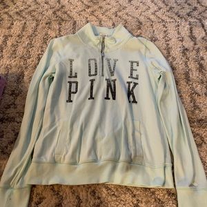 “Love Pink” Victoria’s Secret half zip sweatshirt